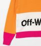 Off-White Kids Trui met colourblocking Oranje - Thumbnail 3