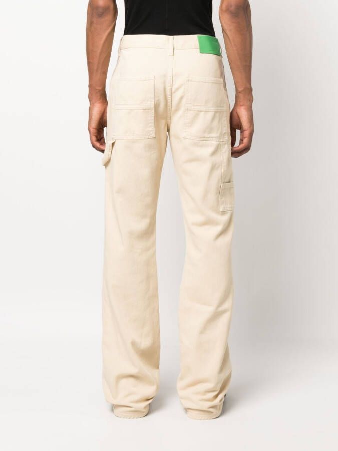 Off-White Straight jeans Beige