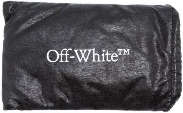 Off-White Zonnebril met vierkant montuur Zwart