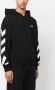 Off White Logo Print Hoodie Zwart Heren - Thumbnail 3