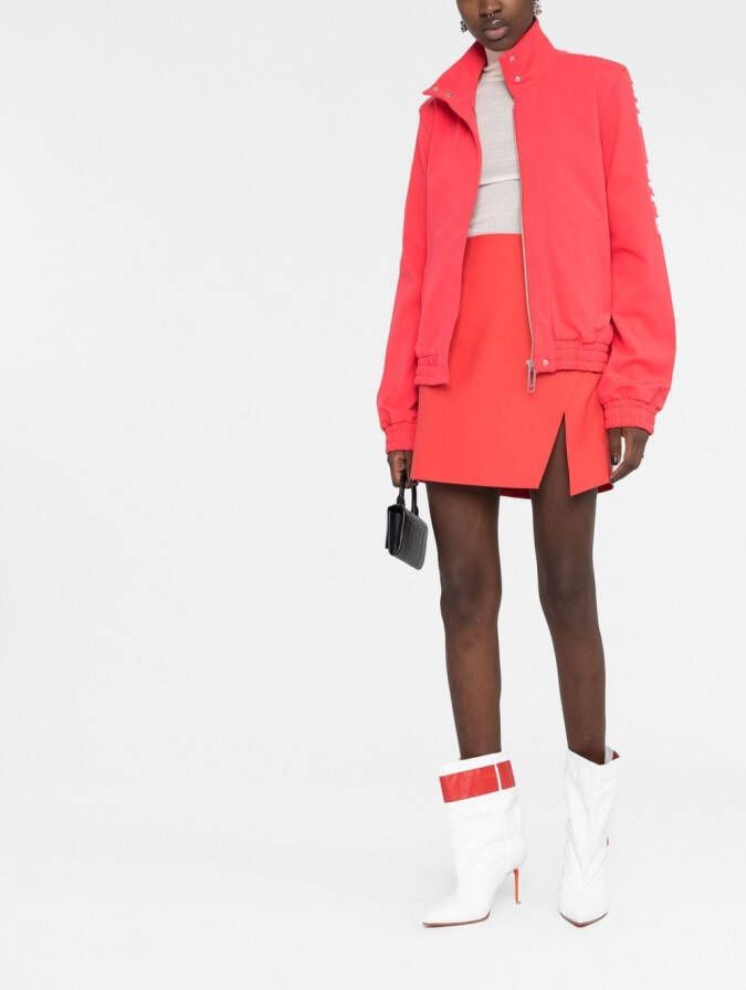 Off-White High waist rok Rood