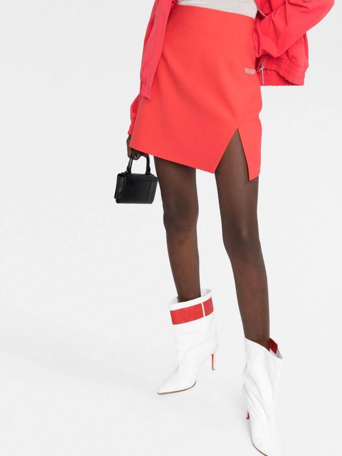Off-White High waist rok Rood
