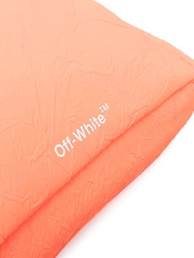 Off-White Messengertas met logoprint Oranje