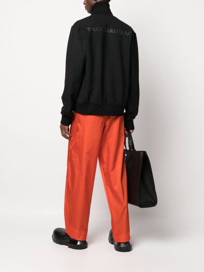 Off-White Trainingstop met logo Zwart