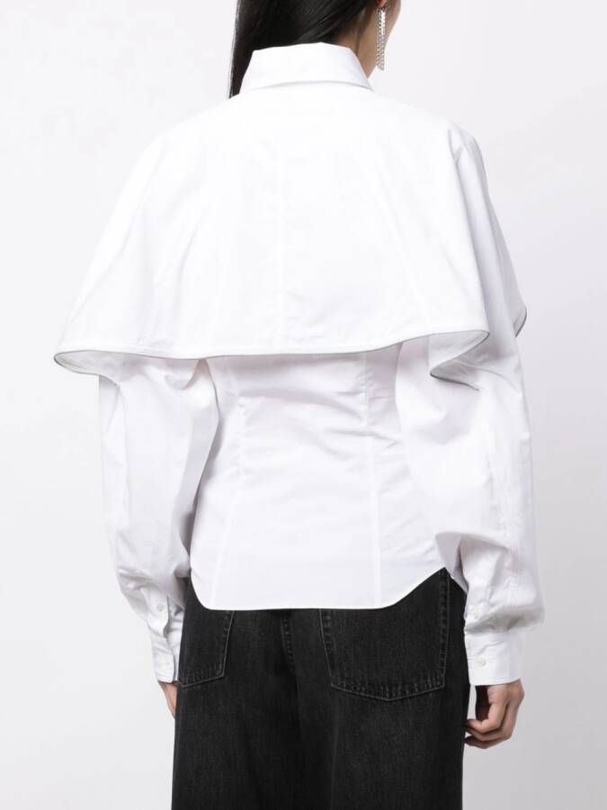Off-White Blouse met knopen Wit