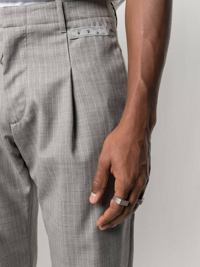 Off-White Low waist broek Grijs