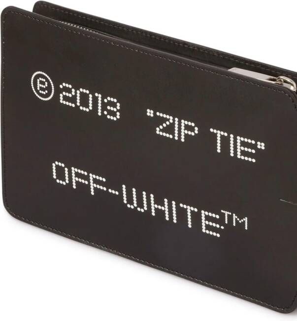 Off-White Medium clutch Zwart