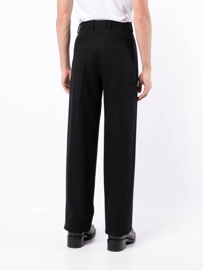 Off-White Mid waist pantalon Zwart