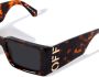 Off-White Eyewear Milano zonnebril met schildpadschild design Bruin - Thumbnail 2