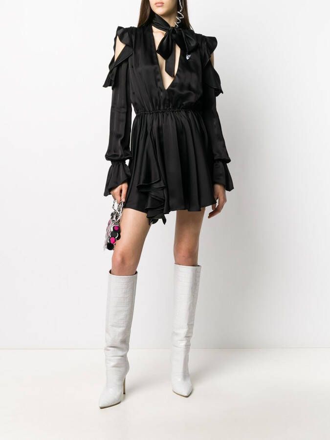 Off-White Mini-jurk Zwart