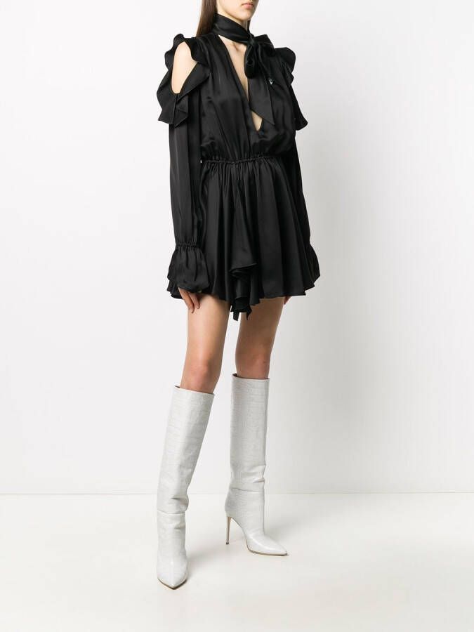 Off-White Mini-jurk Zwart