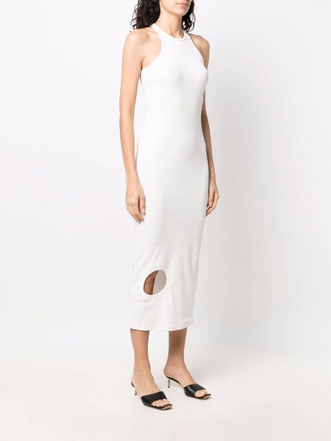 Off-White Mouwloze jurk Wit