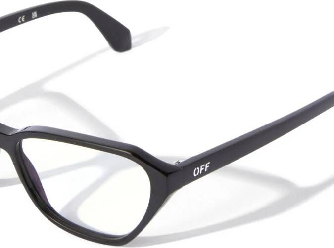 Off-White Eyewear Optical Style 37 bril met vierkant montuur Zwart