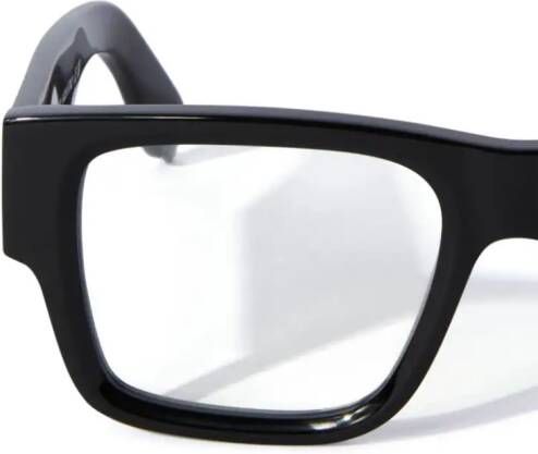 Off-White Optical Style 40 bril met vierkant montuur Zwart