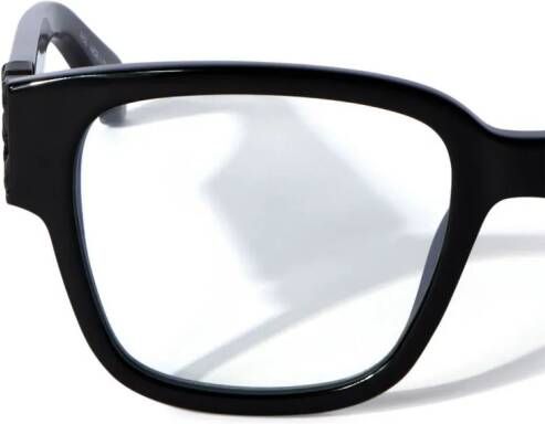 Off-White Optical Style 47 bril met vierkant montuur Zwart