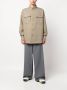 Off-White Overhemd met contrasterende afwerking Groen - Thumbnail 2