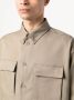 Off-White Overhemd met contrasterende afwerking Groen - Thumbnail 5