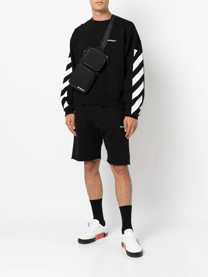 Off-White Oversized sweater Zwart