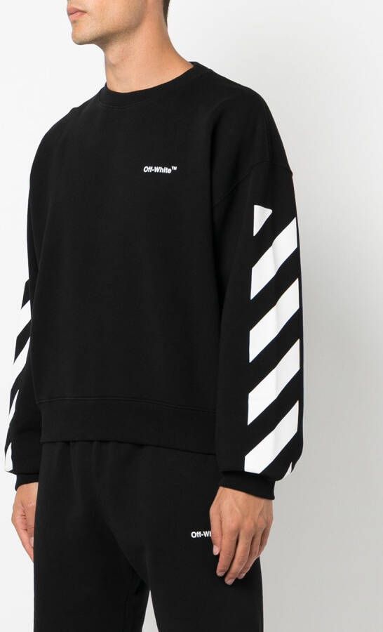 Off-White Oversized sweater Zwart