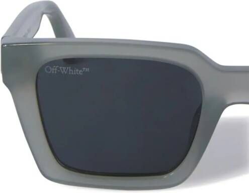 Off-White Eyewear Palermo zonnebril met vierkant montuur Grijs