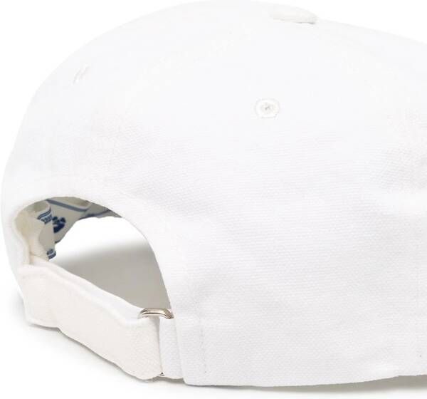 Off-White Pet met geborduurd logo Wit