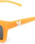 Off-White Portland zonnebril met oversized montuur Oranje - Thumbnail 3