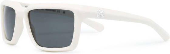 Off-White Portland zonnebril met oversized montuur Wit