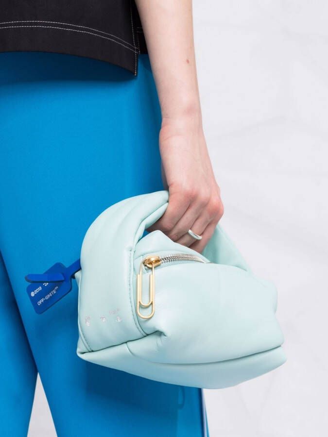 Off-White Pump Pouch shopper Blauw