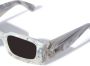 Off-White Eyewear Roma zonnebril met rechthoekig montuur Grijs - Thumbnail 1