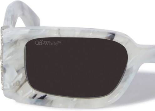 Off-White Eyewear Roma zonnebril met rechthoekig montuur Grijs