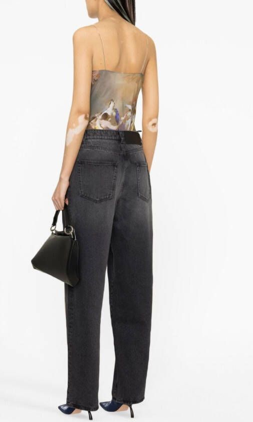 Off-White Ruimvallende jeans Zwart
