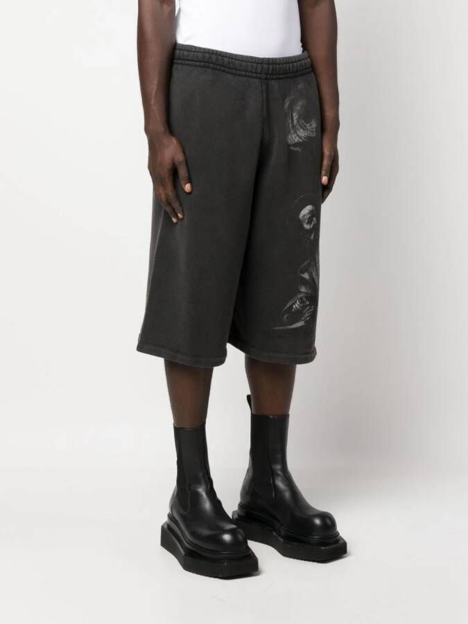 Off-White Trainingsshorts met print Zwart