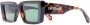 Off-White Eyewear Savannah zonnebril met oversized montuur Bruin - Thumbnail 2