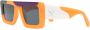 Off-White Zonnebril met rechthoekig montuur Oranje - Thumbnail 2