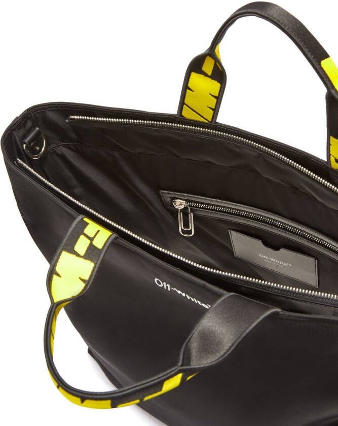 Off-White Shopper met logoprint Zwart