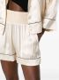 Off-White Shorts met elastische taille Roze - Thumbnail 4