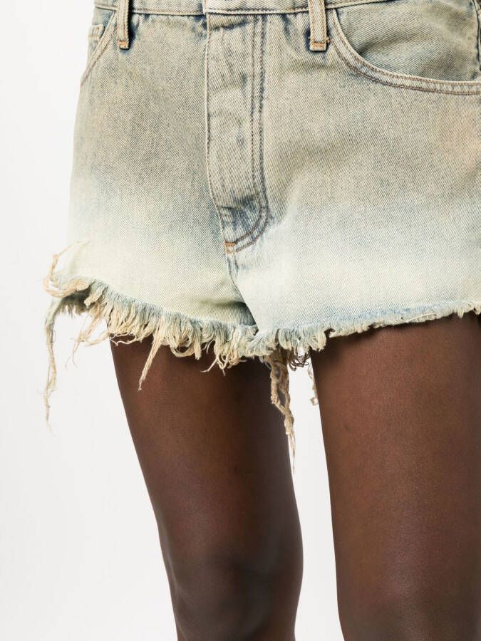 Off-White Shorts met gerafelde afwerking Grijs