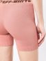 Off-White Shorts met logoband Roze - Thumbnail 5