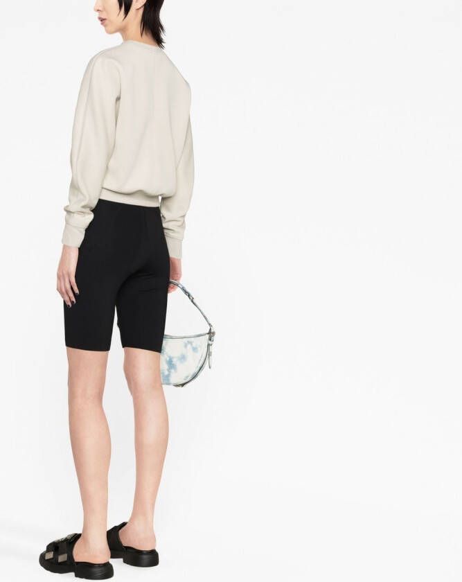 Off-White Shorts met logoprint Zwart