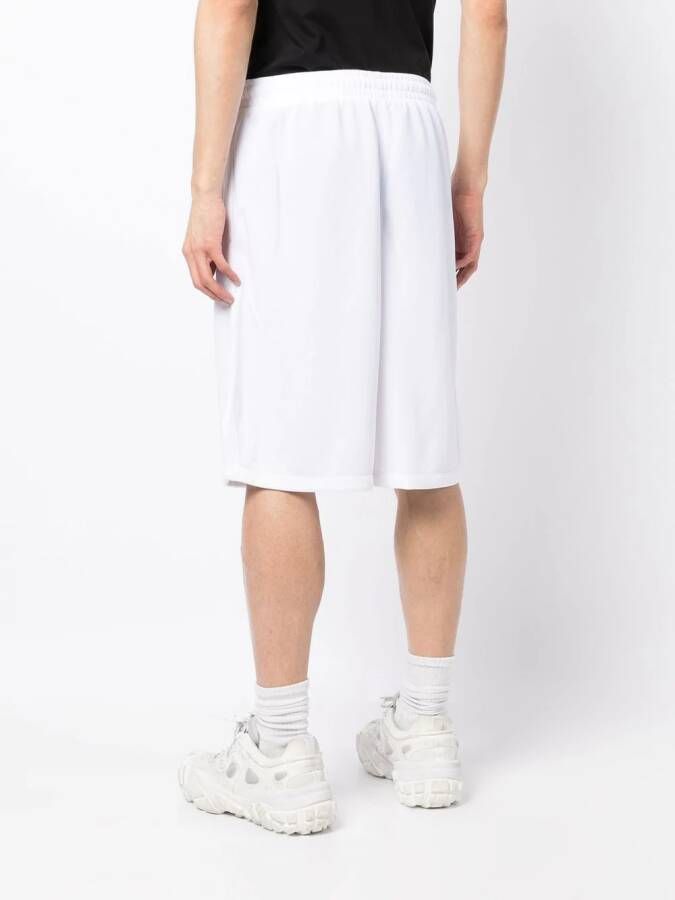 Off-White Shorts met mesh Wit