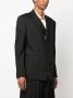 Off-White Blazer met enkele rij knopen Zwart - Thumbnail 3