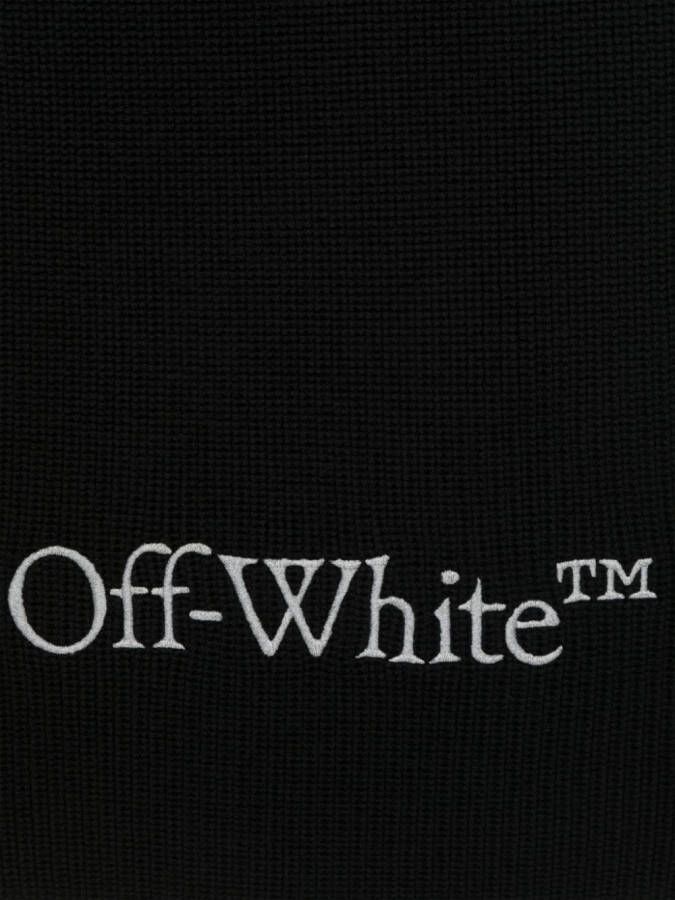 Off-White Sjaal van scheerwol Zwart