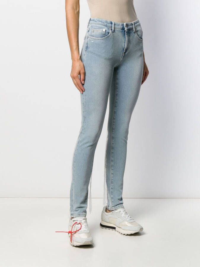 Off-White Skinny jeans Blauw