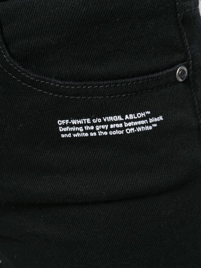 Off-White Skinny jeans Zwart