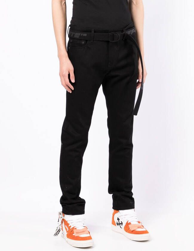 Off-White Skinny jeans Zwart