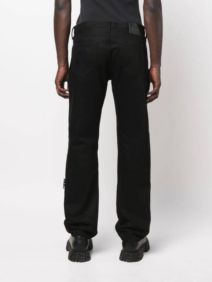 Off-White Slim-fit jeans Zwart