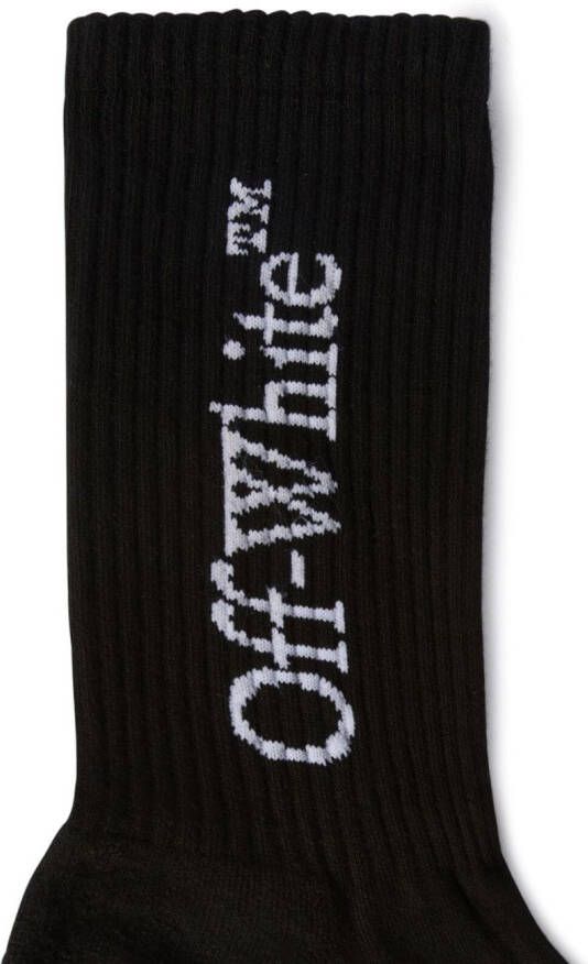 Off-White Sokken met logoprint Zwart
