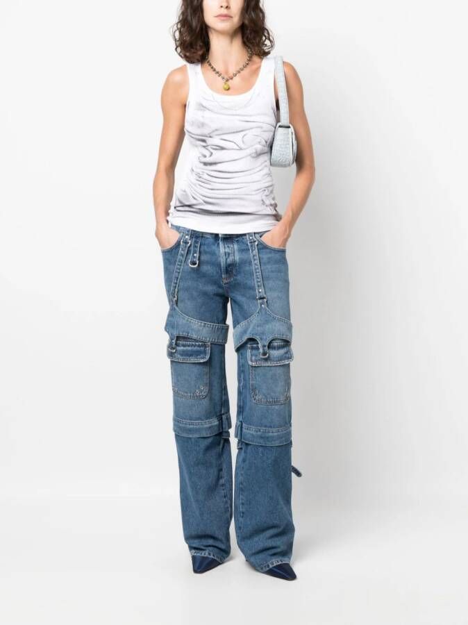 Off-White Straight jeans Blauw