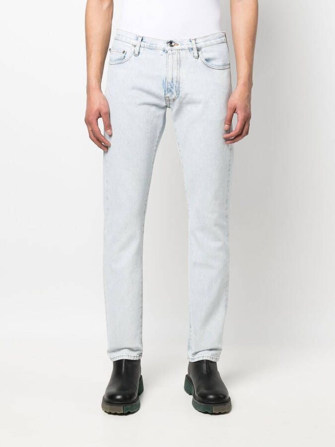 Off-White Straight jeans BLEACH BLUE WHITE