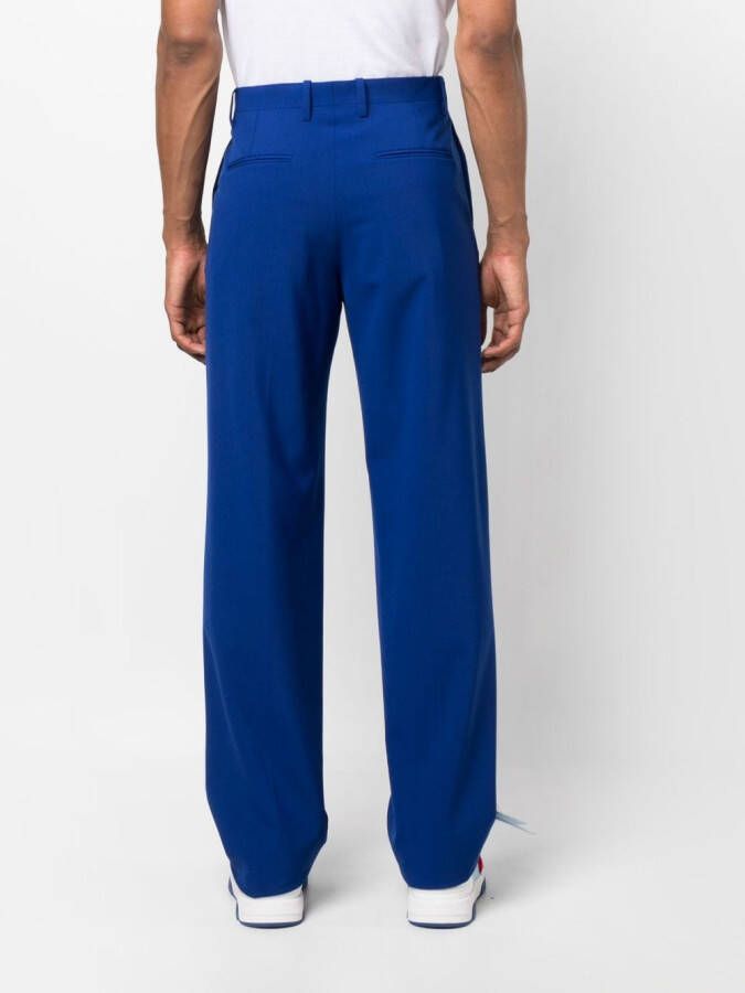 Off-White Straight pantalon Blauw